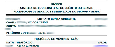 Banco Cooperativo do Brasil (SICOOB) - layout 3