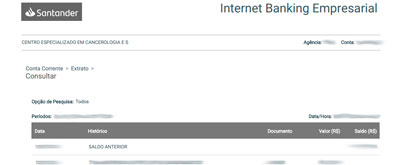 Banco Santander - layout 6