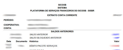 Banco Cooperativo do Brasil (SICOOB) - layout 5